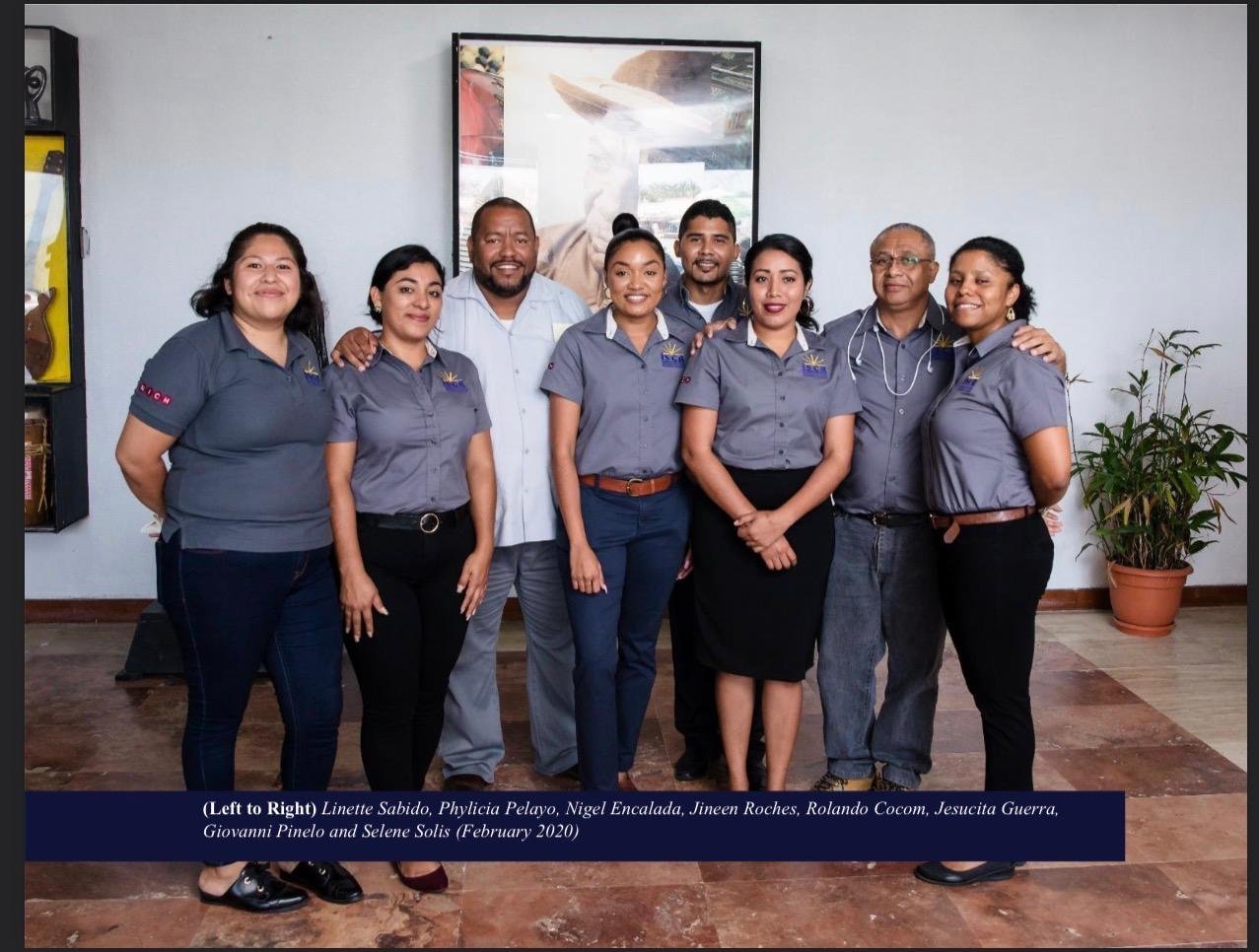 Staff of the Institute for Social and Cultural Research (ISCR), National Institute of Culture and History, Belize