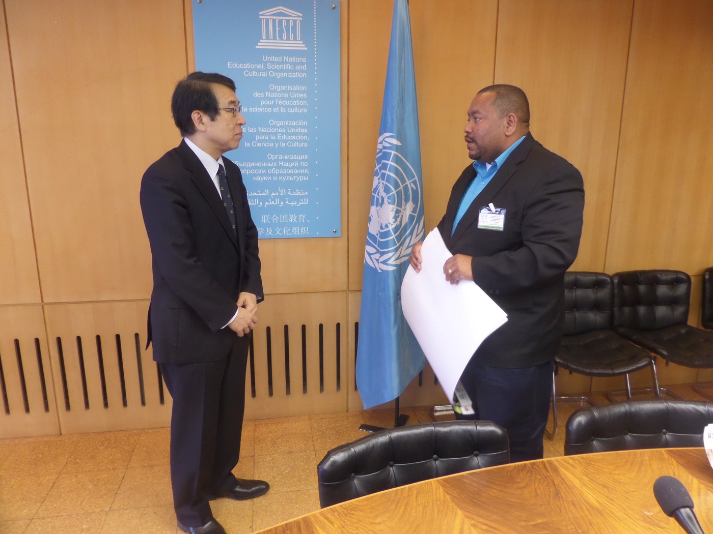 Meeting with Japan's Permanent Delegation at UNESCO Headquarters, Paris